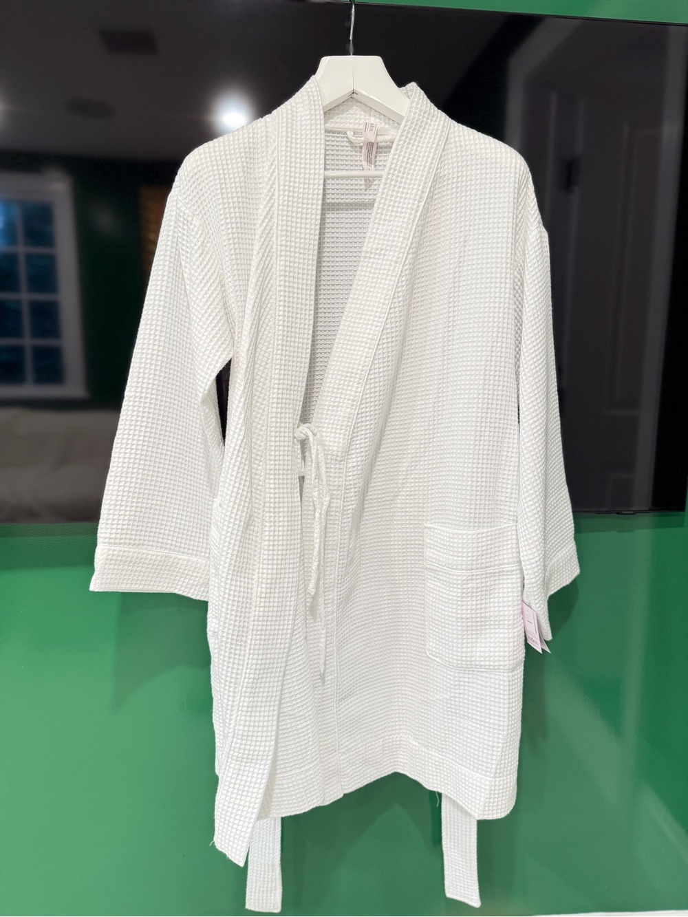 White Waffle Robe + sleeper - Picture 1 of 13